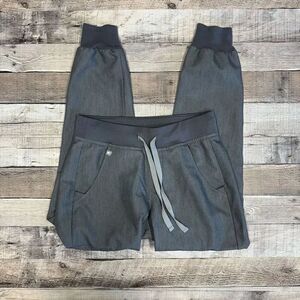 FIGS Zamora 2.0 Jogger Medical Nurse Scrubs Pants Grey Size XXS